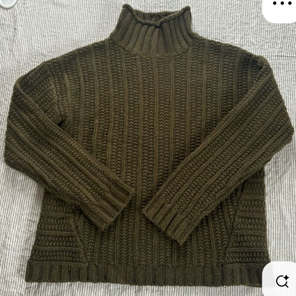Garnet hill chunky knit cashmere sweater size xs